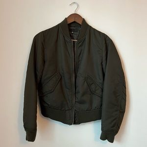 Uniqlo Olive Bomber Jacket